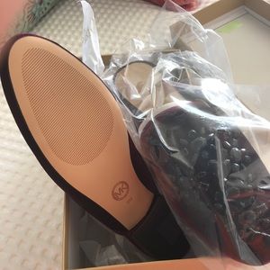 Michael Kors velvet slides
